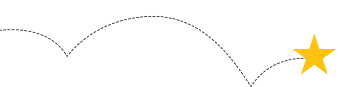 Decorative bouncing path